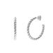 Lucardi Dames Stainless steel oorringen voor dames - Oorbellen - Staal - Zilverkleurig