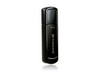 Transcend JetFlash elite 350 - USB-stick - 4 GB - Zwart