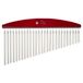 Meinl Percussion Headliner Series Chime - klein muziekinstrument met 27 klankstaven - 1 rij - hout en aluminium, rood en zilver (HCH1R)