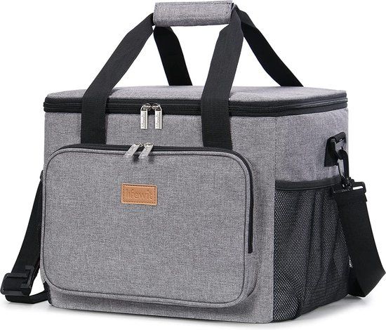 Lifewit Isolerende picknicktas, 15 liter, grijs, polyester