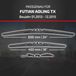 HEYNER® Essuie-glace pour FUTIAN AOLING TX 01.2013 - 12.2015, Essuie-glace plat hybride, Aérodynamique & Flexible, Revêtement nanographique