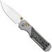 Kizer Militaw 315, Ki3634.31CDA2, Satin Elmax, Aluminium gris/Shipwreck CamoCarbon couteau pliant, design Jonathan Styles