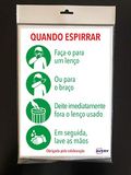 Avery Spanje AV_KITCOVID5_PT Sinalização Coronavirus COVID19 - QUANDO ESPIRRAR, 2 folhas A4
