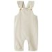 NAME IT BABY regular fit tuinbroek met ruches - ecru