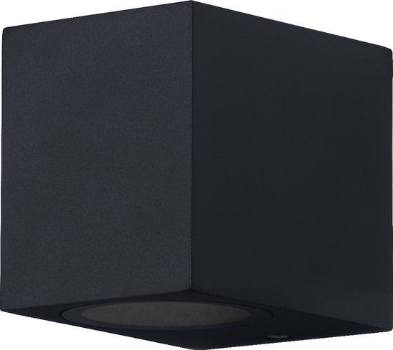 LEDVANCE ENDURA Classic Square Down Buitenwandlamp - Zwart - GU10 - IP44