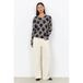 Soyaconcept top met print - donkerblauw