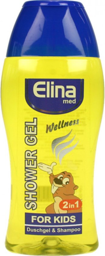 Elina Med Douchegel en shampoo voor kinderen Citrus-Wellness Set van 4 Stuks