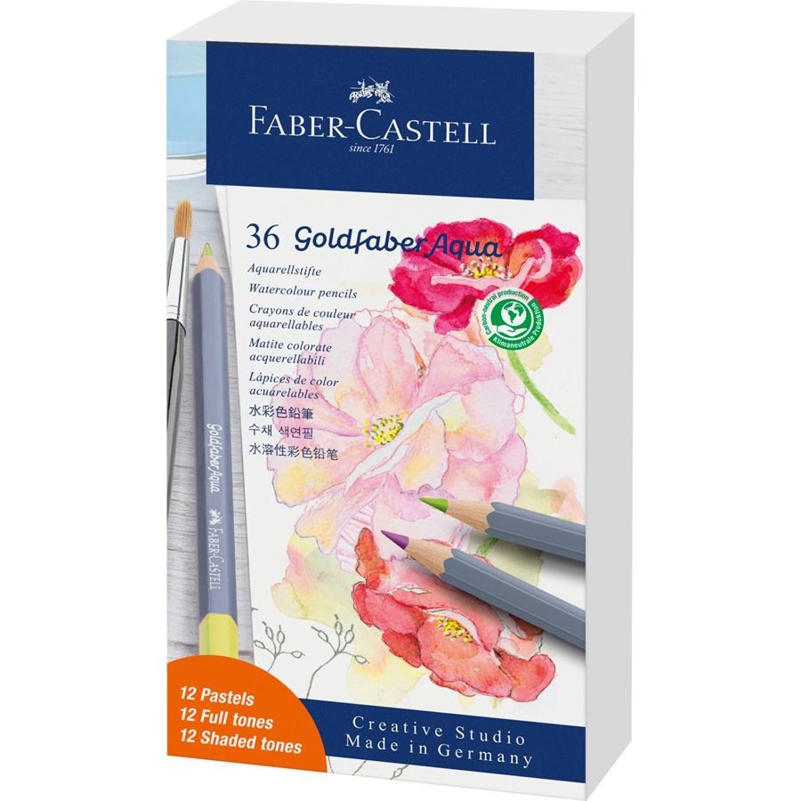 Faber-Castell Goldfaber Aqua - 36 Kleurpotloden - Aquarel - FC-114639