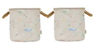 OYOY Speelgoedopslag mand Beige Vrijstaand Rond Katoen/Polyamide/Polyester/Viscose Jongen/meisje 320x320x320 mm