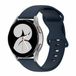 By Qubix Qubix Solid color sportband Donkerblauw geschikt voor Huawei Watch GT 6 / GT 7 / GT 6 pro / GT 7 pro - 46mm