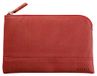 RHODIA 116528C - Pochette zippée en similicuir - Nacarat - Taille S (11 x 17 cm)
