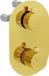 Mexen Kai robinet de douche thermostatique avec 3 sorties, or