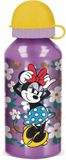 STOR Minnie Mouse Aluminium Drinkfles 400ml Paars