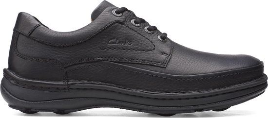 Clarks Nature Three Heren Veterschoenen - Zwart - Maat 44