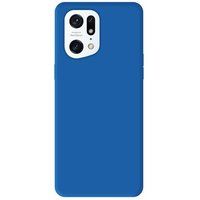 Oppo Siliconen matte hoesje compatibel met Oppo Find X5 Pro - bleu