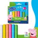 STAEDTLER Peppa Pig x Noris junior craie de trottoir - set 6 pièces