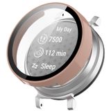 Wigento Garmin Lily 2 Beschermhoes van kunststof (PC) + beschermend hardglas, roze