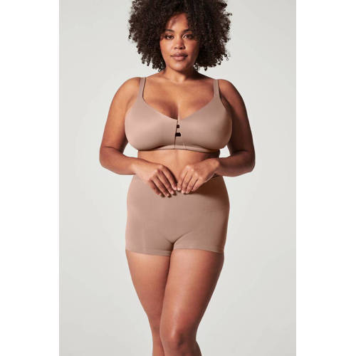 SPANX SPANX corrigerende short Ecocare Seamless Shaping donkerbeige