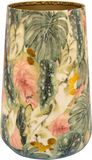 TS Collection - Vaas Monstera mystery - 13x20 - Metaal & Epoxy