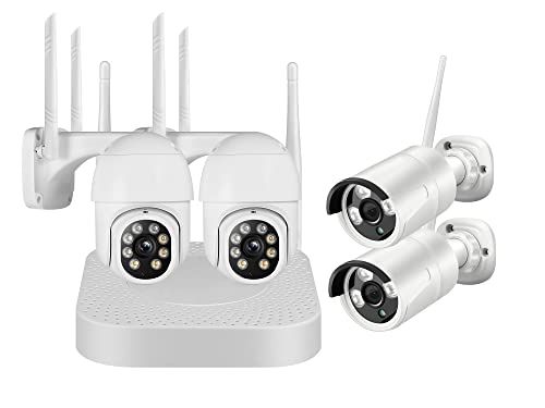 Daewoo NVR504 videobewakingsset - 8 kanalen, 4 camera's, 1 TB