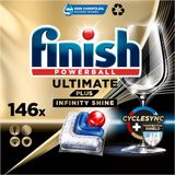 Finish Ultimate Plus Infinity Shine Tablettes lave-vaisselle - 146 Capsules - Lot économique