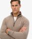 Superdry - Essentials Katoenen Trui met Halve Rits - Heren - Sweaters