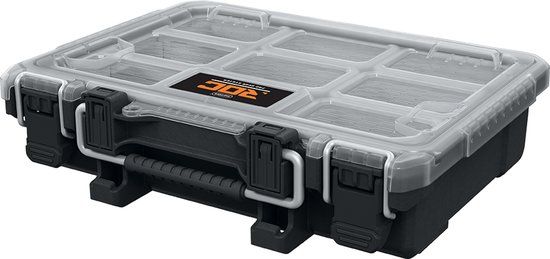 Keter ROC Pro Gear Heavy Duty Tool Storage Compact Half Organizer Zwart/Grijs