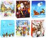 TSI Cadeauzakjes, kerstmotief, groot, 12 stuks