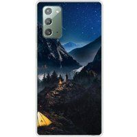 Samsung Galaxy Note 20 Seul en montagne bedrukt siliconen hoesje