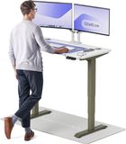 Desktronic HomePro Zit-sta Bureau Elektrisch In Hoogte Verstelbaar, 120x60 cm Groente/Wit