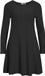 VILA VIVALUNI BOATNECK L/S KNIT DRESS - Dames - Mini jurken - XS - Zwart
