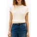 Tommy Hilfiger Coton torsadé Col V mi-long Calicot Taille : L