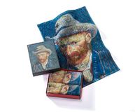 Musearta Unisex gastendoekjes in set van 2 met het motief Self-Portret met Grey Felt Hat van de kunstenaar Vincent Van Gogh van katoen in de afmeting 40x60 cm, GT2-VG-SH-V433123