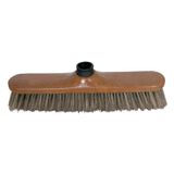 MSV 100253 Bezem voor rechtshandigen zonder schroeven Frans kunststof bruin 28 x 5 x 9 cm