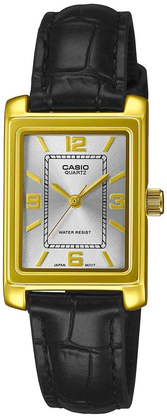 Casio LTP-1234PGL-7A2EF Timeless Collection Dames Horloge - Zilverkleurig