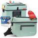 Sacoche de guidon de vélo - Étanche - Klickfix - 7 litres - Menthe