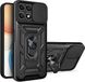Techsuit Hoesje geschikt voor HONOR X8a - Camshield Back Cover - Zwart