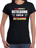 Bellatio Decorations Oeteldonk Carnaval verkleed outfit / t-shirt zwart voor dames - s-Hertogenbosch - Limburg Carnaval verkleed outfit / kostuum - What happens in Oeteldonk stays in Oeteldonk M