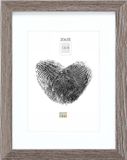 Deknudt Frames Fotolijst - grijs met passe-partout - 13x18 / 20x30 cm