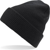 Bagbase Senvi Vintage Beanie Zwart One Size