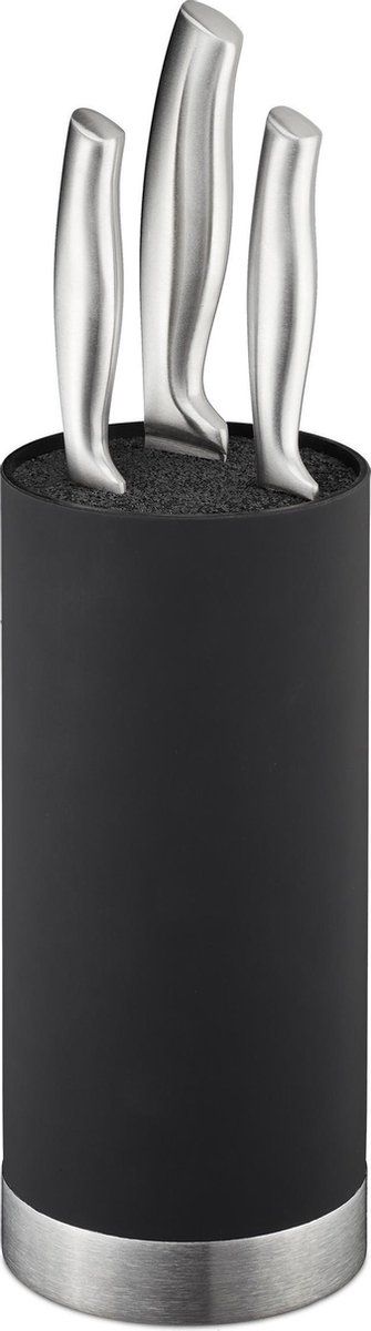 Relaxdays Messenblok Rond - Messenhouder - Messen Organizer - Zonder Messen