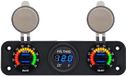 ProRide Chargeur USB de voiture 12V 4 ports - QC3.0 - P19103 - Triple encastrable avec voltmètre