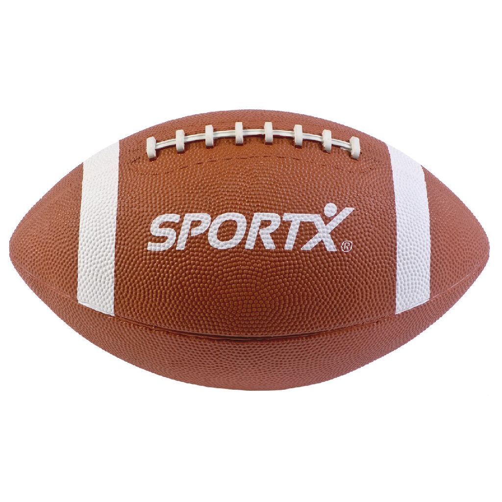 SportX Rugbybal 390gr - bruin - rubber