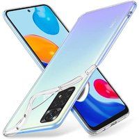Phonillico® Case voor Xiaomi Redmi Note 11 Pro / Redmi Note 11 Pro 5G - Siliconen Gel TPU Transparant Beschermend Zacht Ultradun