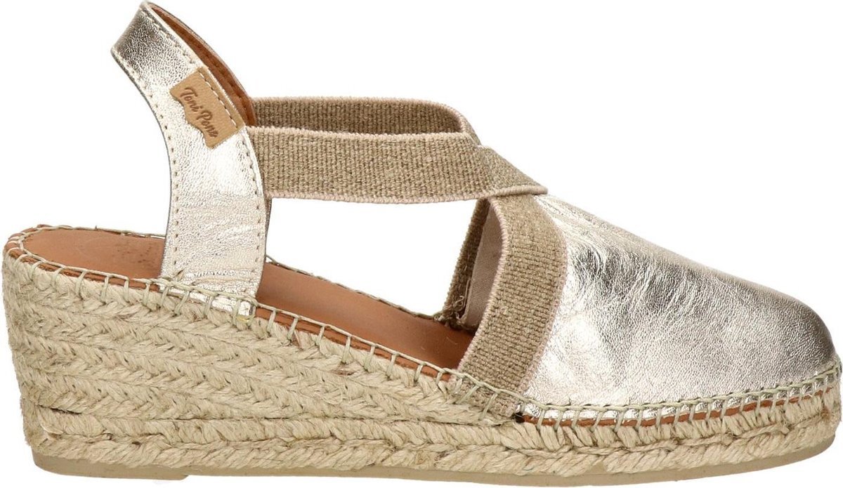 Toni Pons Tossa Dames Espadrilles - Platinum - Maat 37