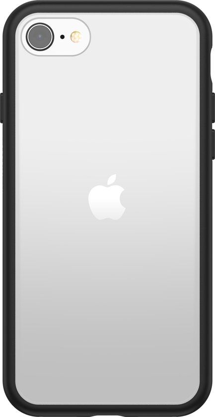 OtterBox React Hoesje Geschikt voor iPhone SE (2022/2020) / 8 / 7 - Back Cover Transparant Zwart