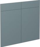 Vicco R-Line Façade de cuisine – 79.2 x 70.8 cm façade de meuble pour caisson bas avec tiroirs Bleu-gris
