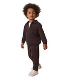 Next - Jongens - 3-delige set met net jasje, top en broek - Bruin