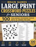 Brain Games Large Print Crossword Puzzles for Seniors