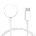 Strap-it Chargeur compatible Apple Watch Series 12/11/10/9/8/7/6/5/4/3/2/1, Ultra 4/3/2/1, SE 3/2/1 - Câble de chargement USB-C - Chargeur - 1 mètre - Blanc